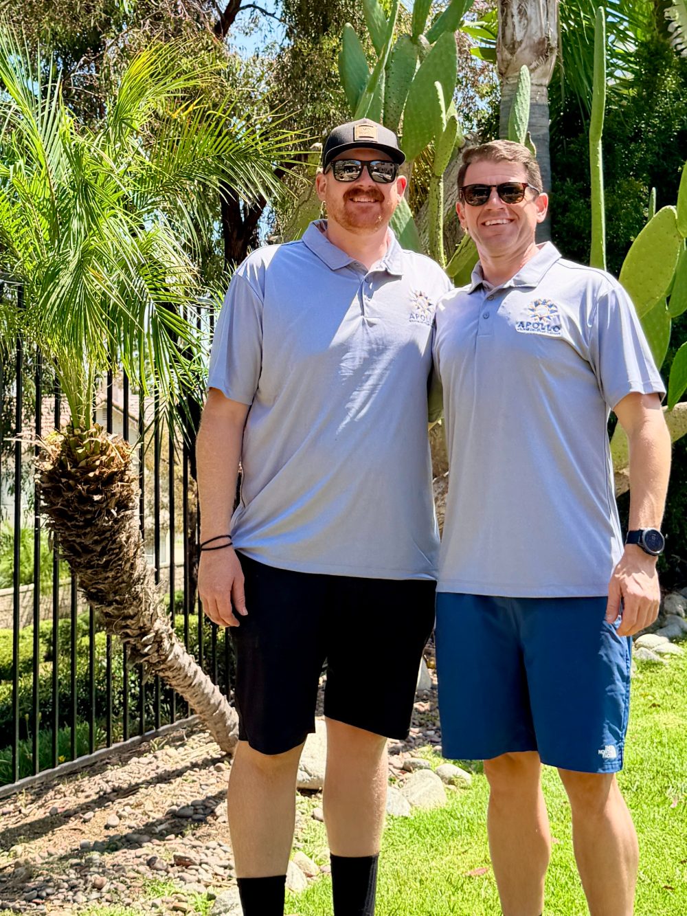 Patrick and Gary, owners of Apollo Window & Solar Cleaning